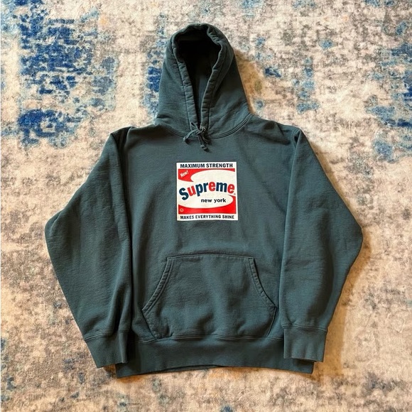 Supreme Dark Green Hoodie